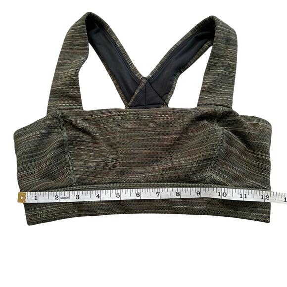 Free people bra olive sz S wide straps no pads lightweight activewear - Picture 7 of 9
